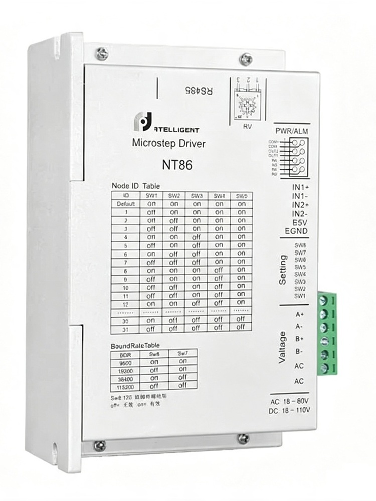 Stepper Motor Nema 34 Closed Loop - 2 Fazlı Nema 34 NT86 18-80V