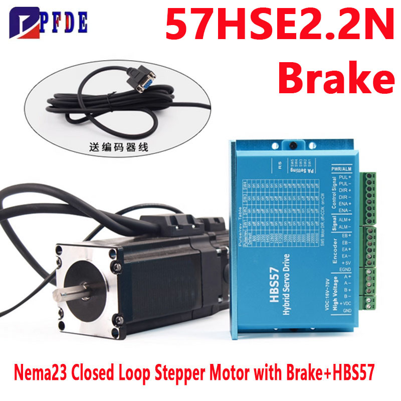 Stepper Motor Nema 34 Closed Loop - NEMA23 Frenli Kapalı Döngü Step Motor