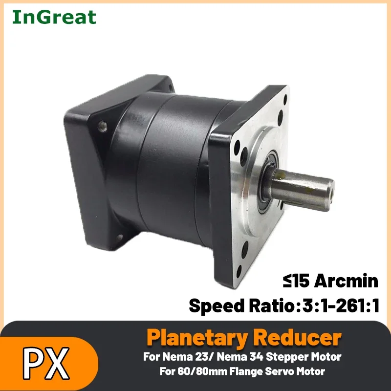 Planetary Gearbox Nema 23 - YUNDUAN Planet Şanzıman Kademeli 57/86mm Motor
