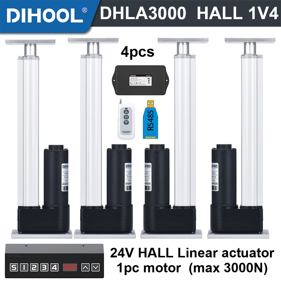 Linear Actuator Electric 1000Mm - 4 Parça 3000N Elektrikli Lineer Aktüatör