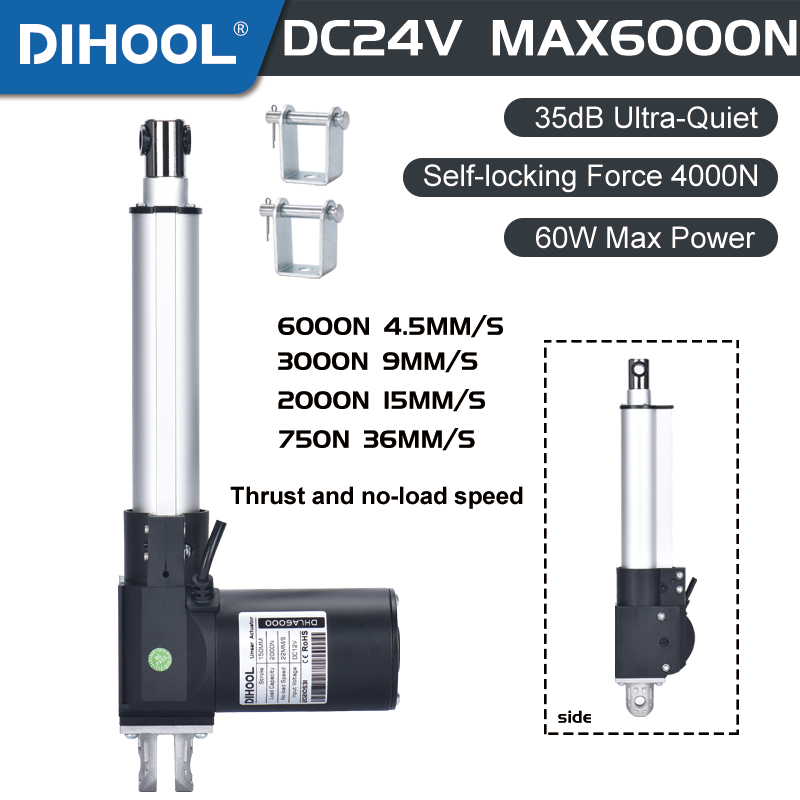 Linear Actuator Electric 1000Mm - Elektrikli Lineer Aktüatör Sürücü 24V Motor