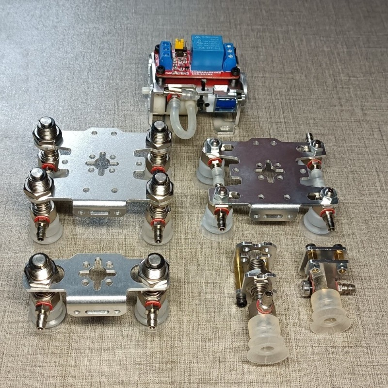 Robotic Arm Kit Arduino - Yeni Büyük Manipülatör Röle Kontrollü Vakumlu