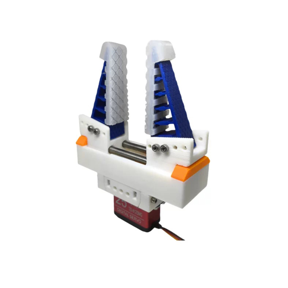Robot Gripper Electric Parallel - Elektrikli Paralel Tutucu 25KG Servo Yumuşak
