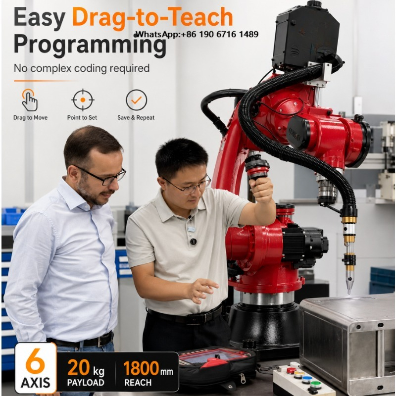 Industrial Robot Arm 20Kg Payload - Yüksek Hassasiyetli 6 Eksenli Endüstriyel Robot
