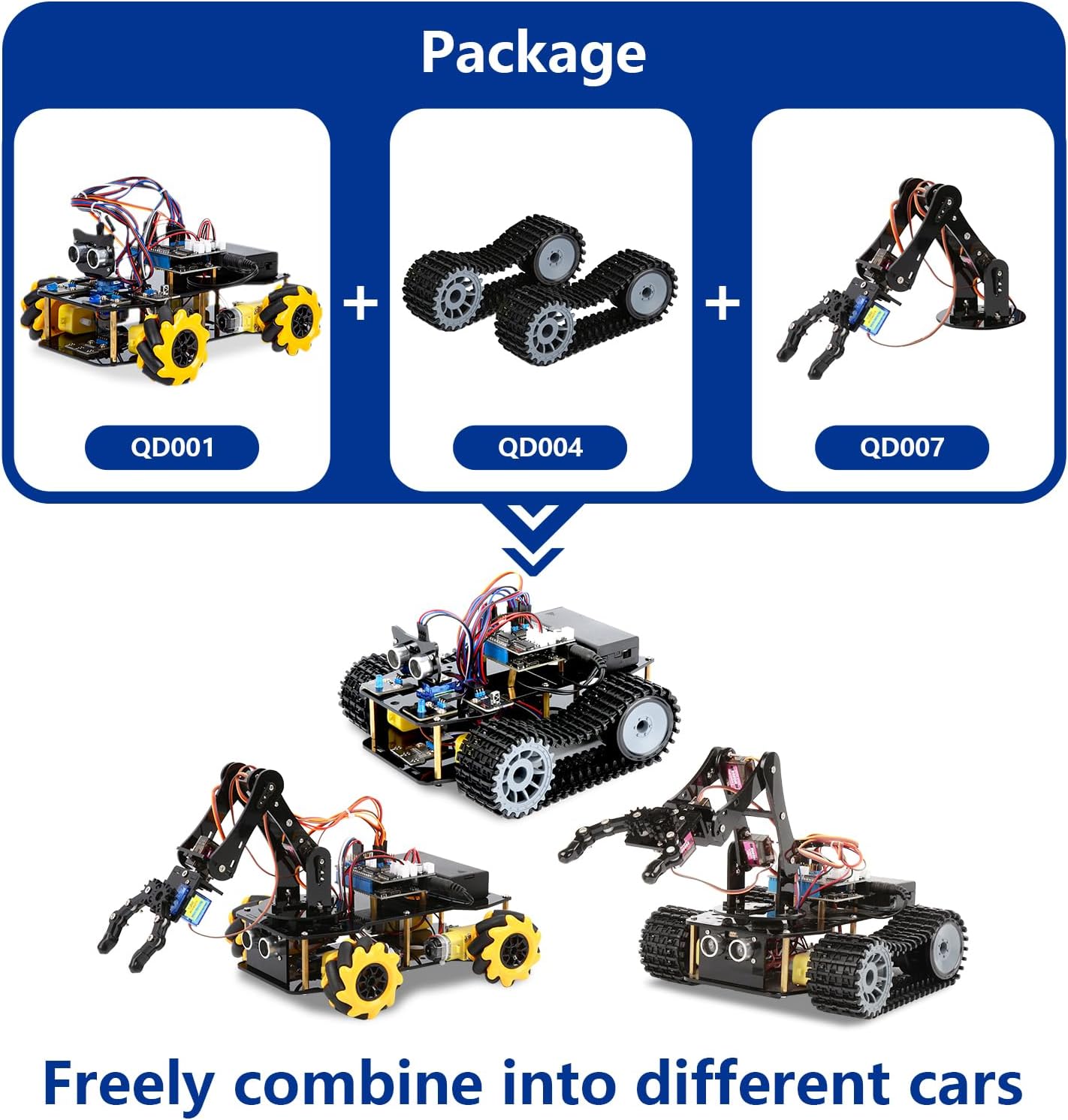 Robotic Arm Kit Arduino - 12-16 Yaş Çocuklar İçin Robotik ACEBOTT