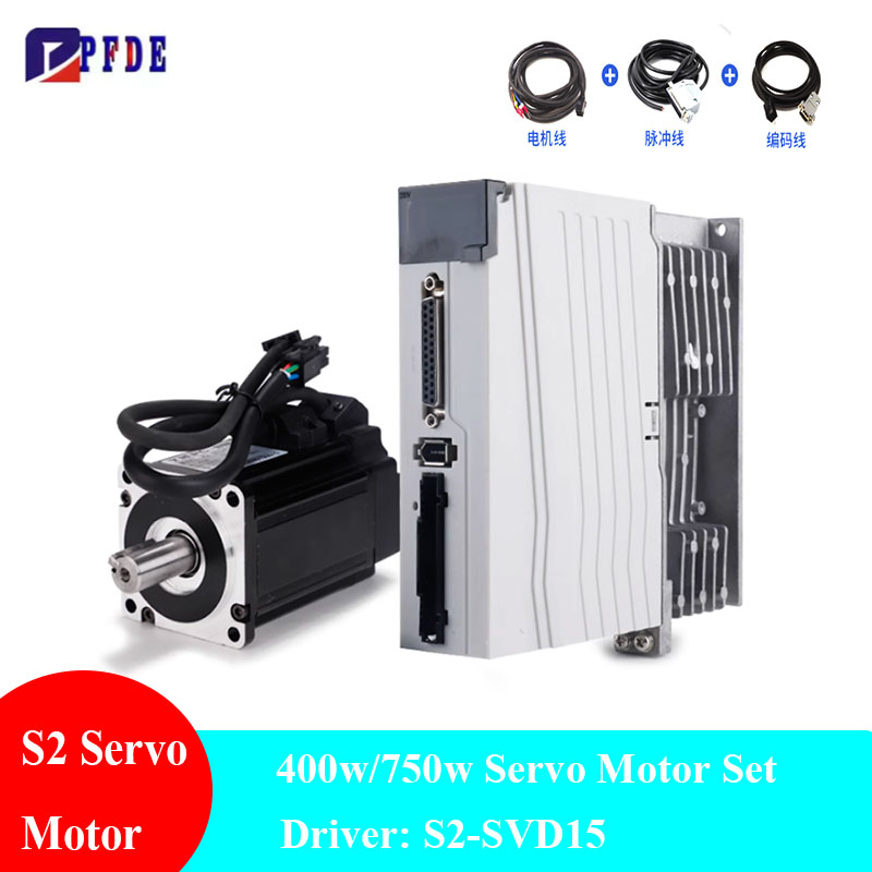 Servo Motor 750W Ac Driver - Manyetik veya Optik Enkoder S2-SVD15 Sürücüsü,