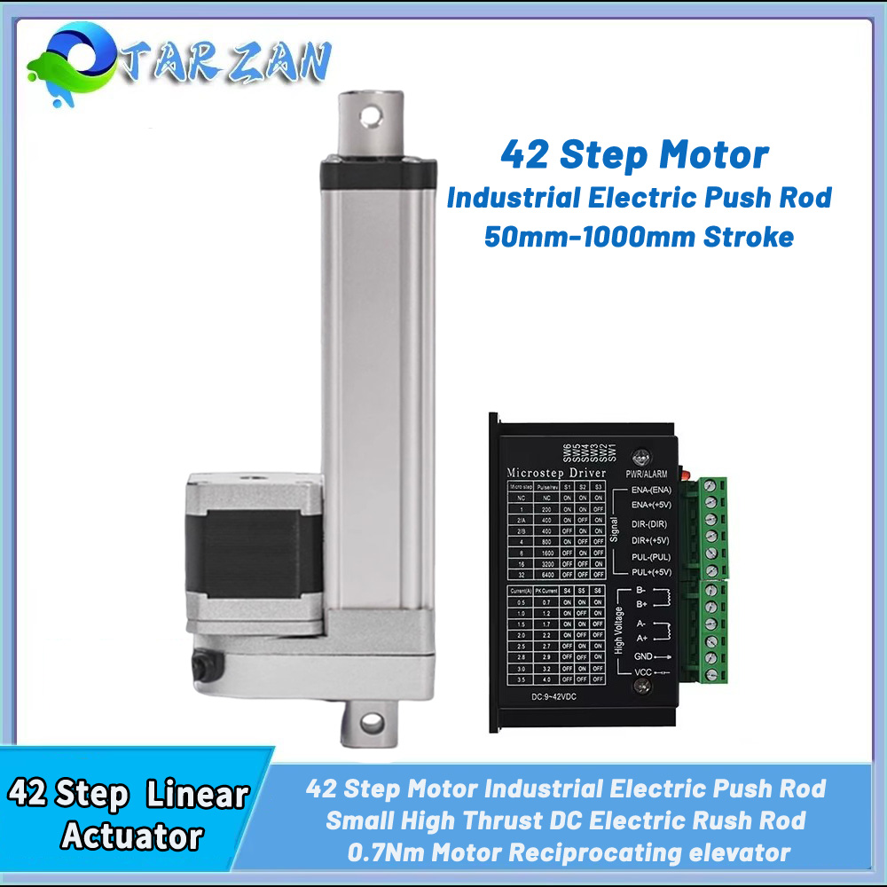 Linear Actuator Electric 1000Mm - Yüksek Hassasiyetli Lineer Aktüatör Elektrikli Lineer
