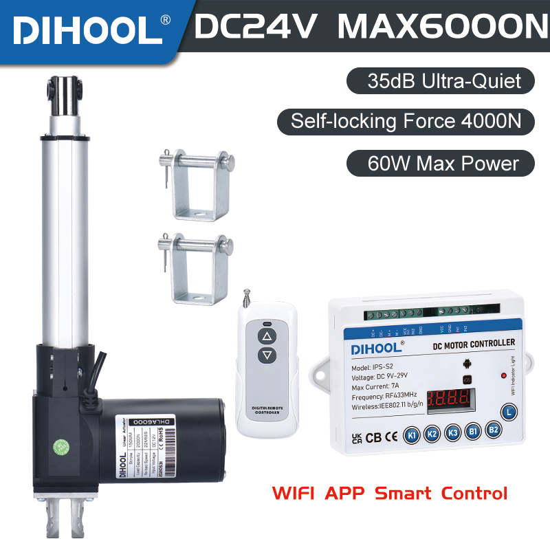 24V 6000N Elektrikli Lineer Ak - Linear Actuator Electric 1000Mm incelemesi ve fiyatı
