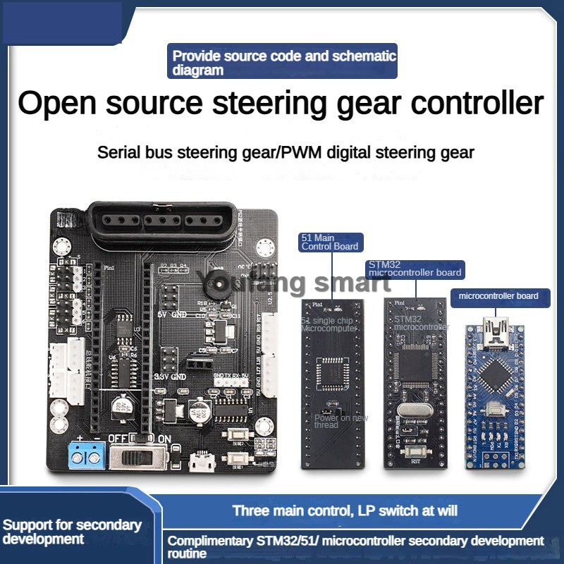 6 Kanallı PWM Servo ve 4 Kanal - Robotic Arm Kit Arduino incelemesi ve fiyatı