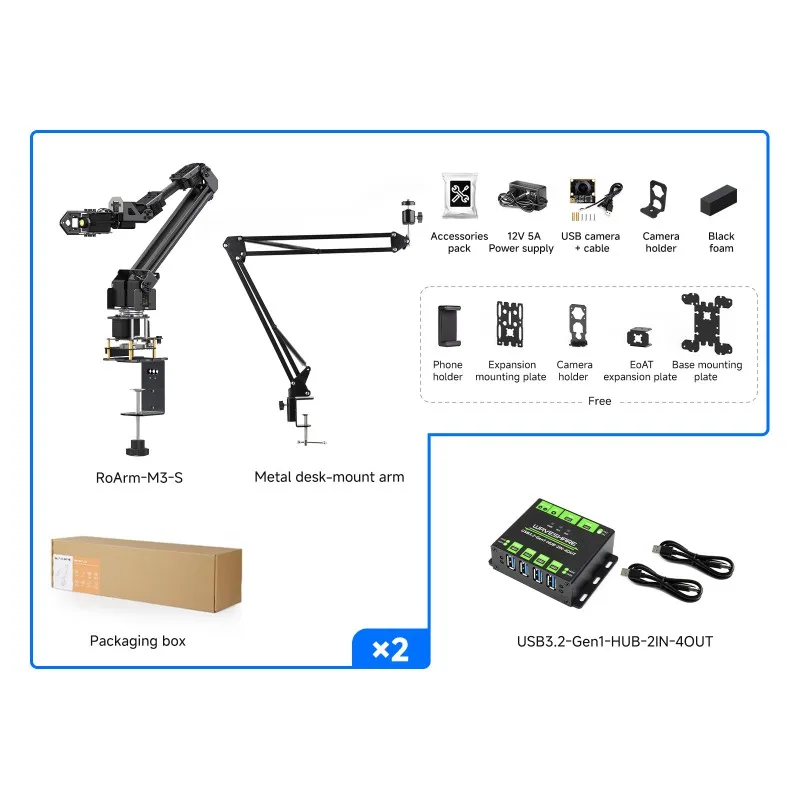 5 + 1 DOF Yüksek Torklu Seri V - Robot Arm 5 Dof Servo incelemesi ve fiyatı
