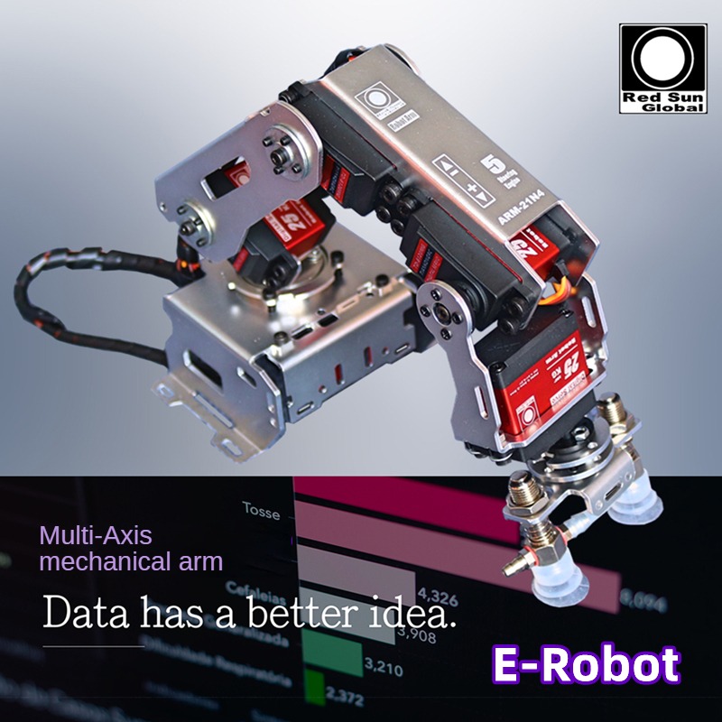 5 DOF Robot Kol Endüstriyel Ro - Robot Arm 5 Dof Servo incelemesi ve fiyatı