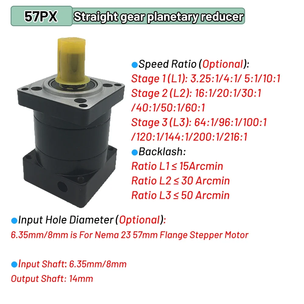 YUNDUAN Planet Şanzıman Kademe - Planetary Gearbox Nema 23 incelemesi ve fiyatı
