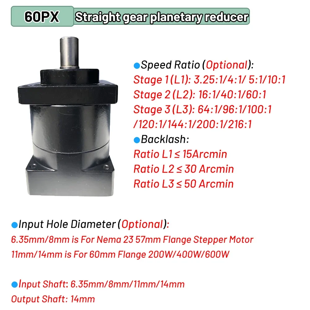 YUNDUAN Planet Şanzıman Kademe - Planetary Gearbox Nema 23 incelemesi ve fiyatı