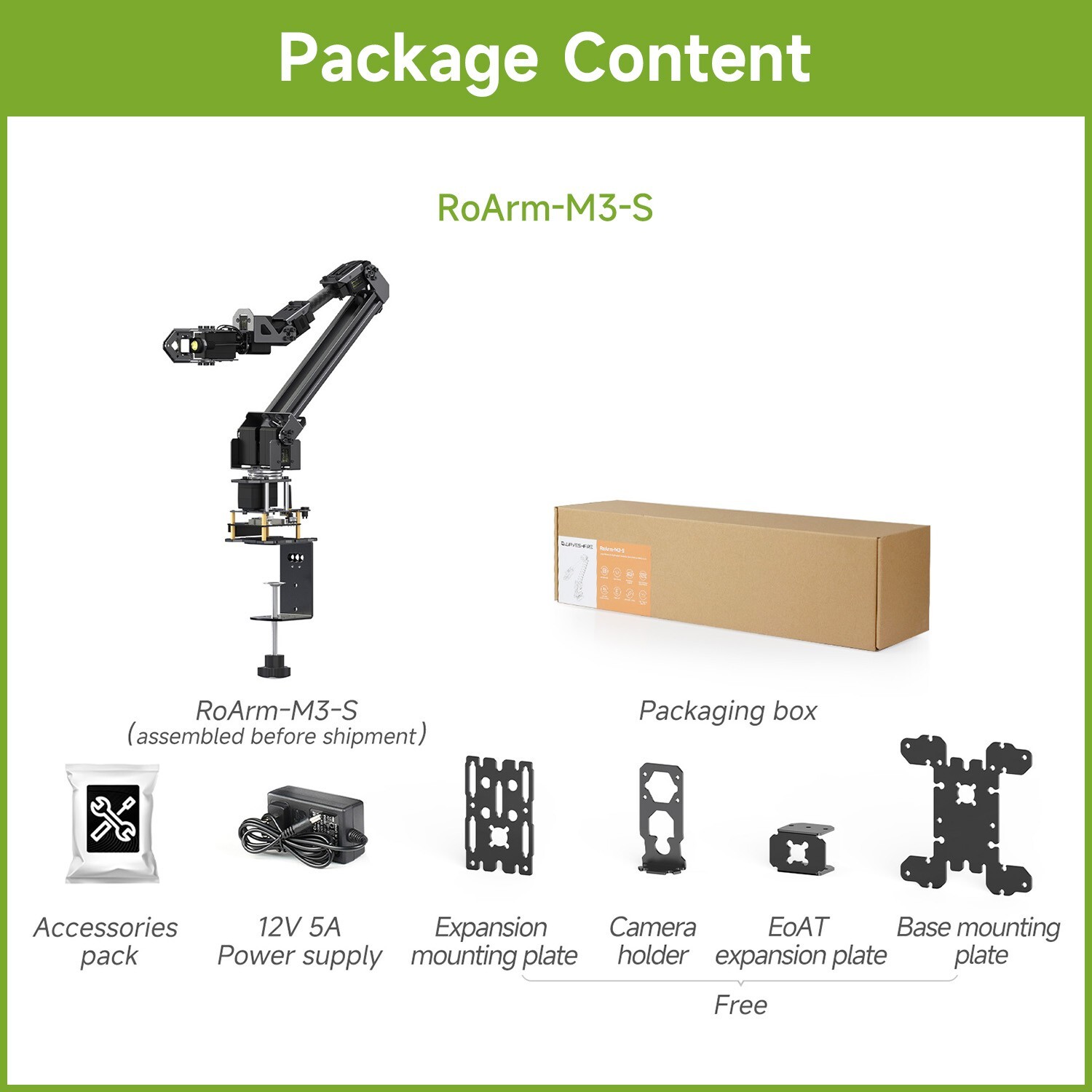 5 + 1 DOF Yüksek Torklu Seri V - Robot Arm 5 Dof Servo incelemesi ve fiyatı