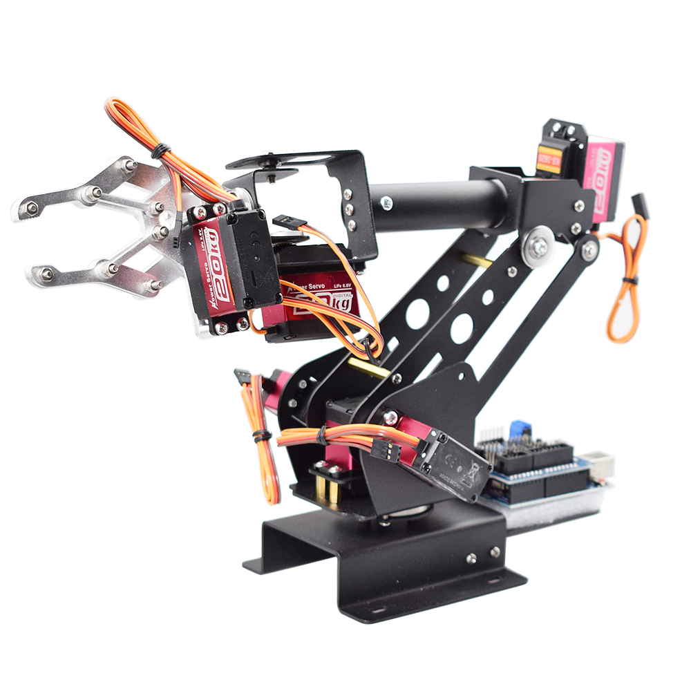 Ps2 Kontrollü 6 DOF Robotik Ko - Robotic Arm Kit Arduino incelemesi ve fiyatı