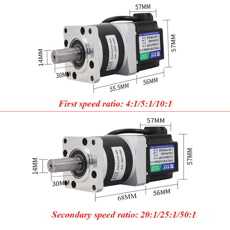 Nema 23 1.2N.m Dişlili Step Mo - Planetary Gearbox Nema 23 incelemesi ve fiyatı