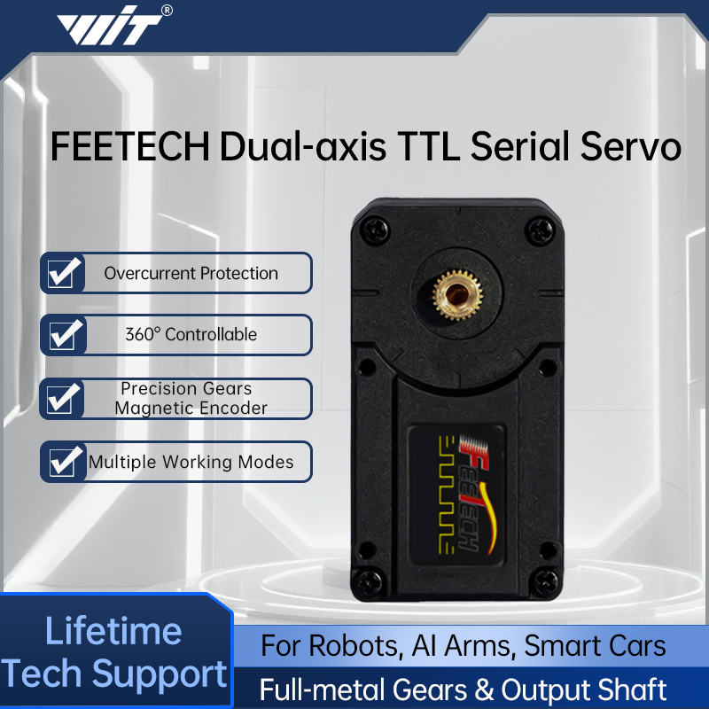 Feetech STS3215 Servo 7.4V 12V - Robotic Arm 6 Axis Desktop incelemesi ve fiyatı