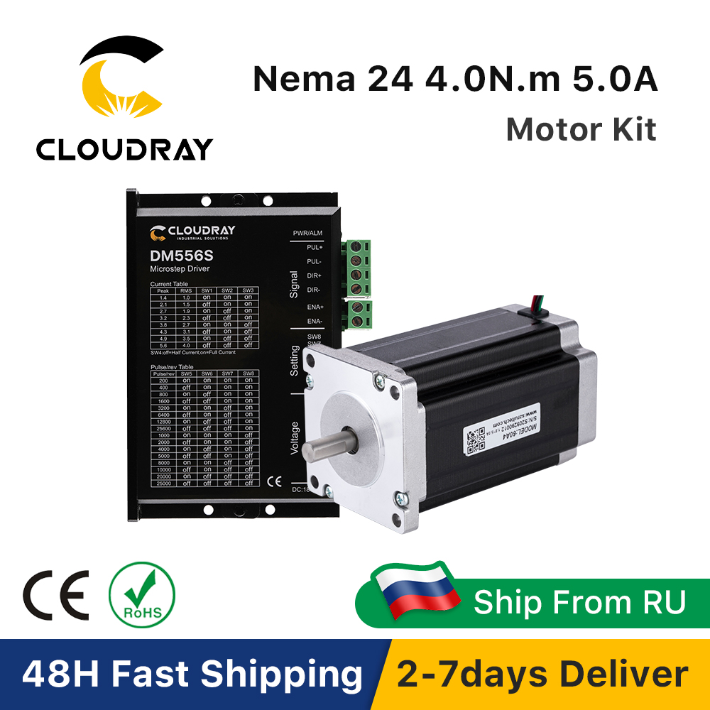 Cloudray Nema 24 step Motor sü - Stepper Motor Nema 34 Closed Loop incelemesi ve fiyatı