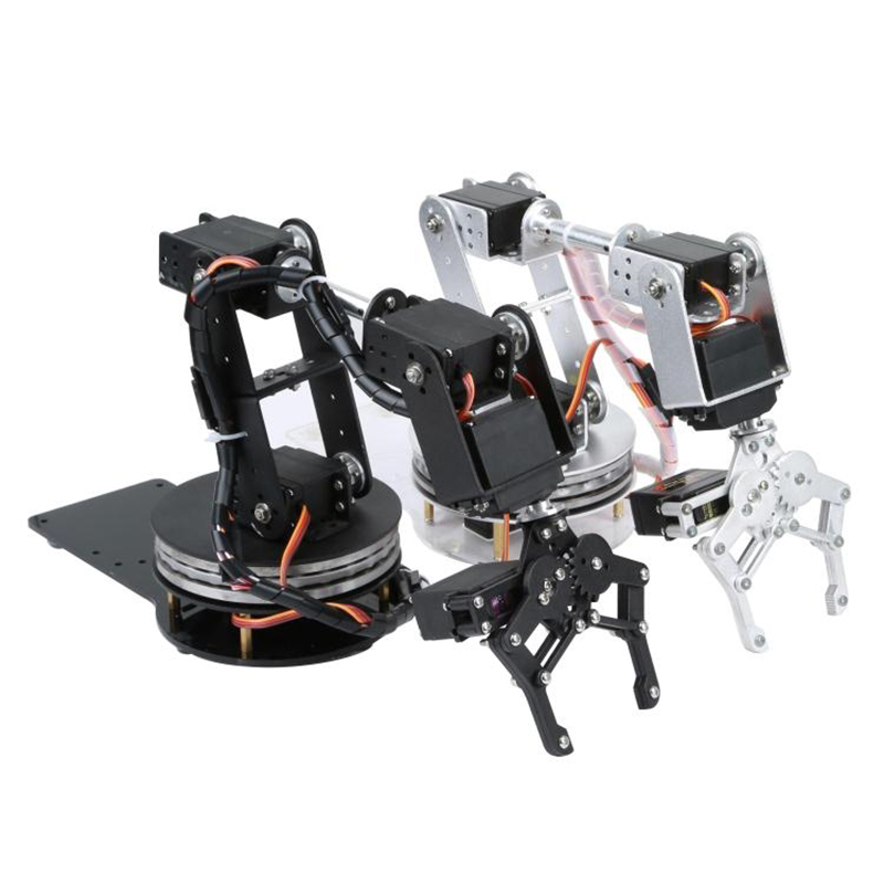 Gümüş 6 DOF Robotik Kol, Ardui - Robotic Arm Kit Arduino incelemesi ve fiyatı