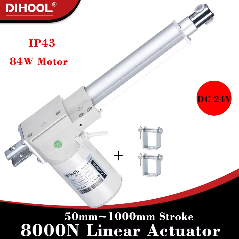 8000N Lineer Aktüatör DC24V 80 - Linear Actuator Electric 1000Mm incelemesi ve fiyatı
