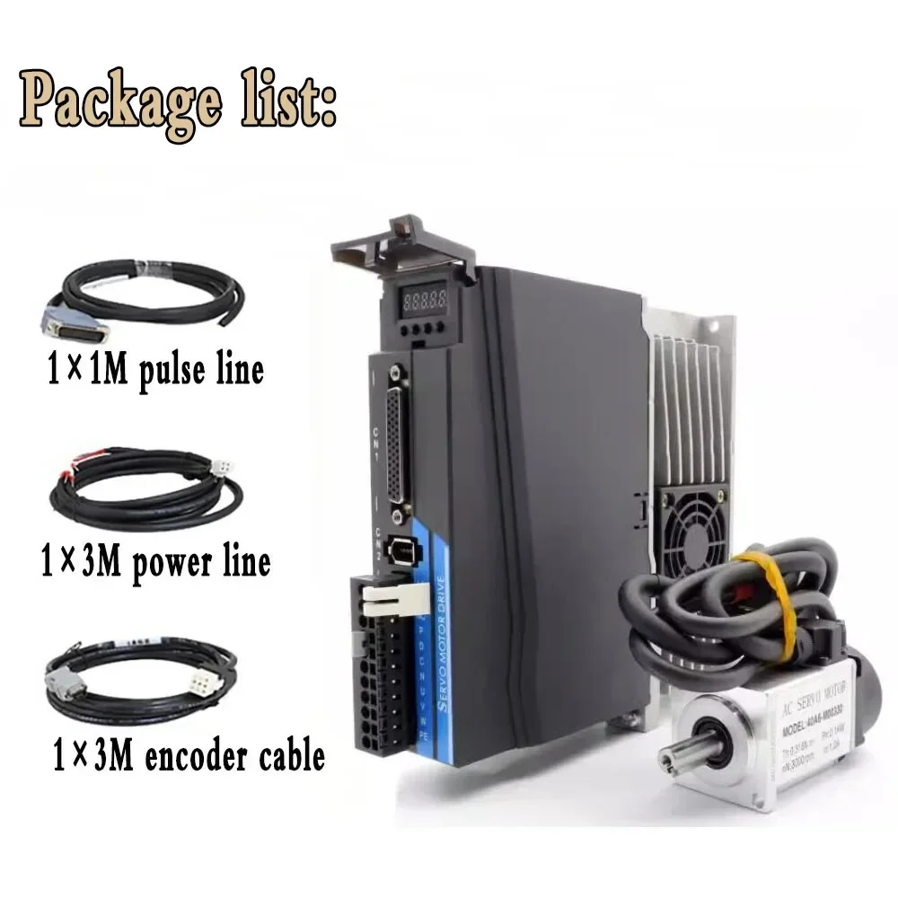 AC Servo Motor Sürücü Kiti 400 - Servo Motor 750W Ac Driver incelemesi ve fiyatı