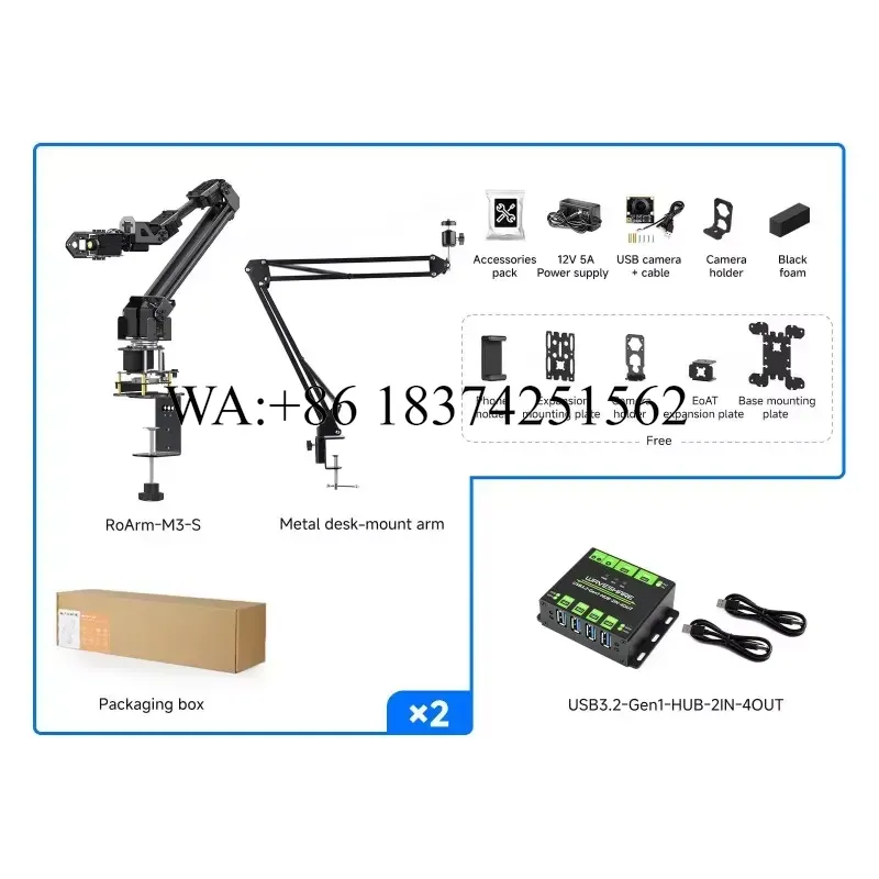 Wmwmnu 5+1 DOF Yüksek Torklu S - Robot Arm 5 Dof Servo incelemesi ve fiyatı